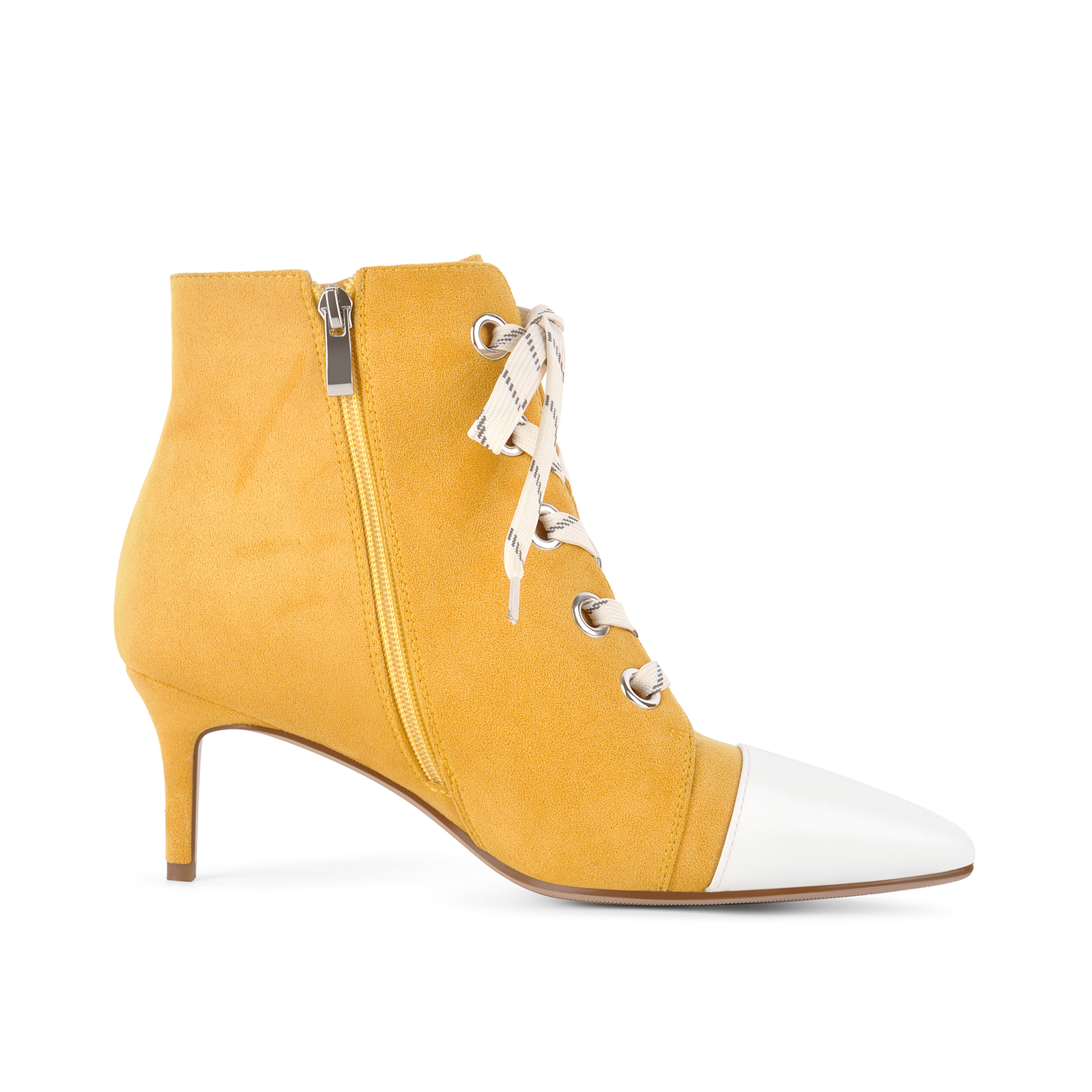Pointed Toe Suede Lace-up Stiletto Ankle Boots