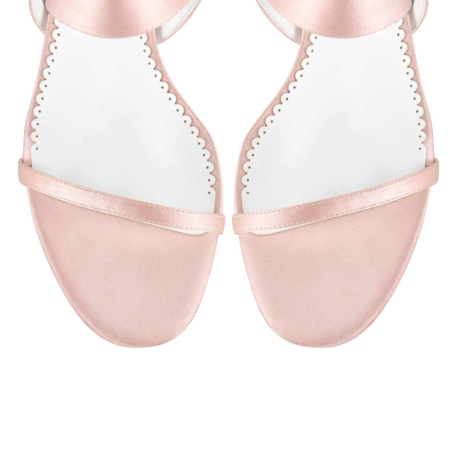 Round Toe Satin Buckle Stiletto Mules
