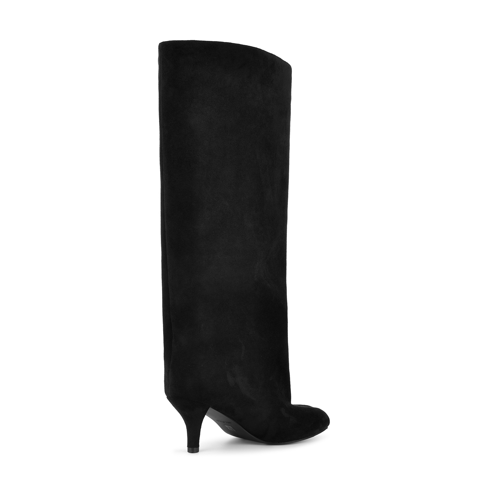 Square Toe Suede Tabi Knee High Boots