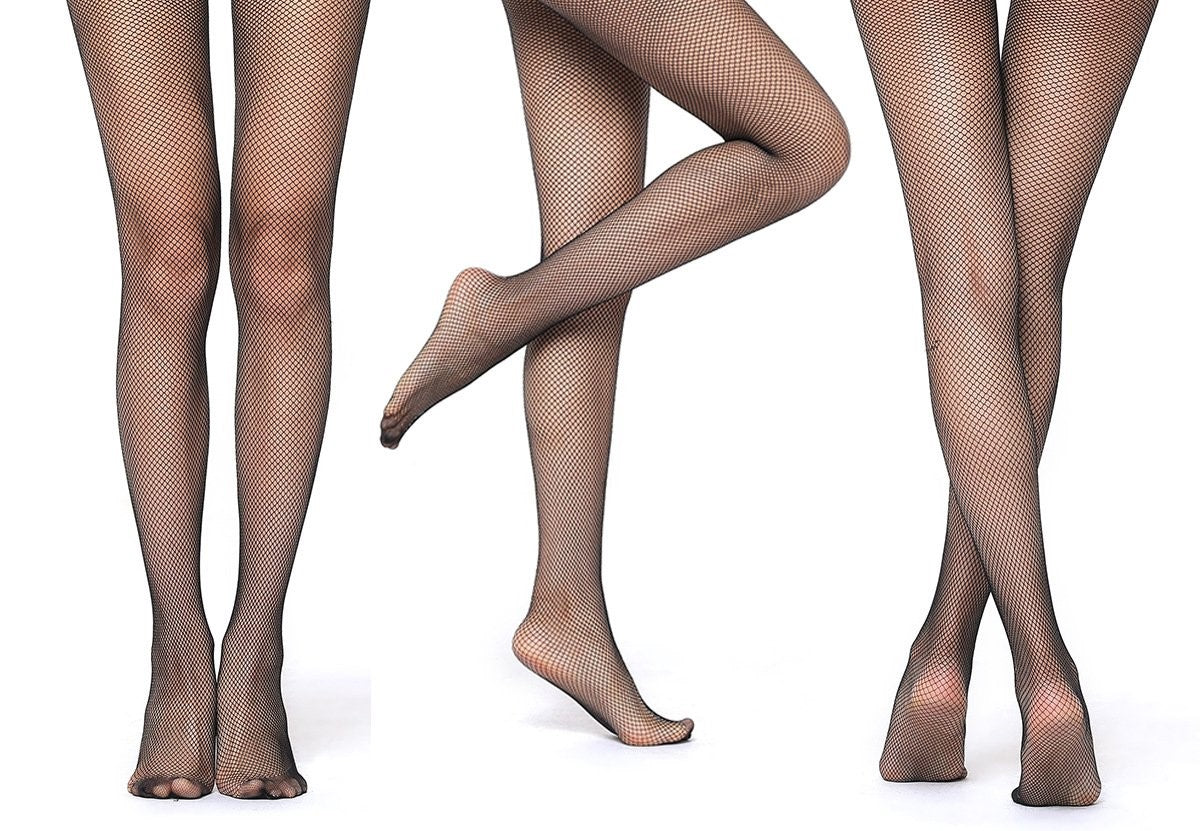 Hollow Out Fishnet Thigh High Socks