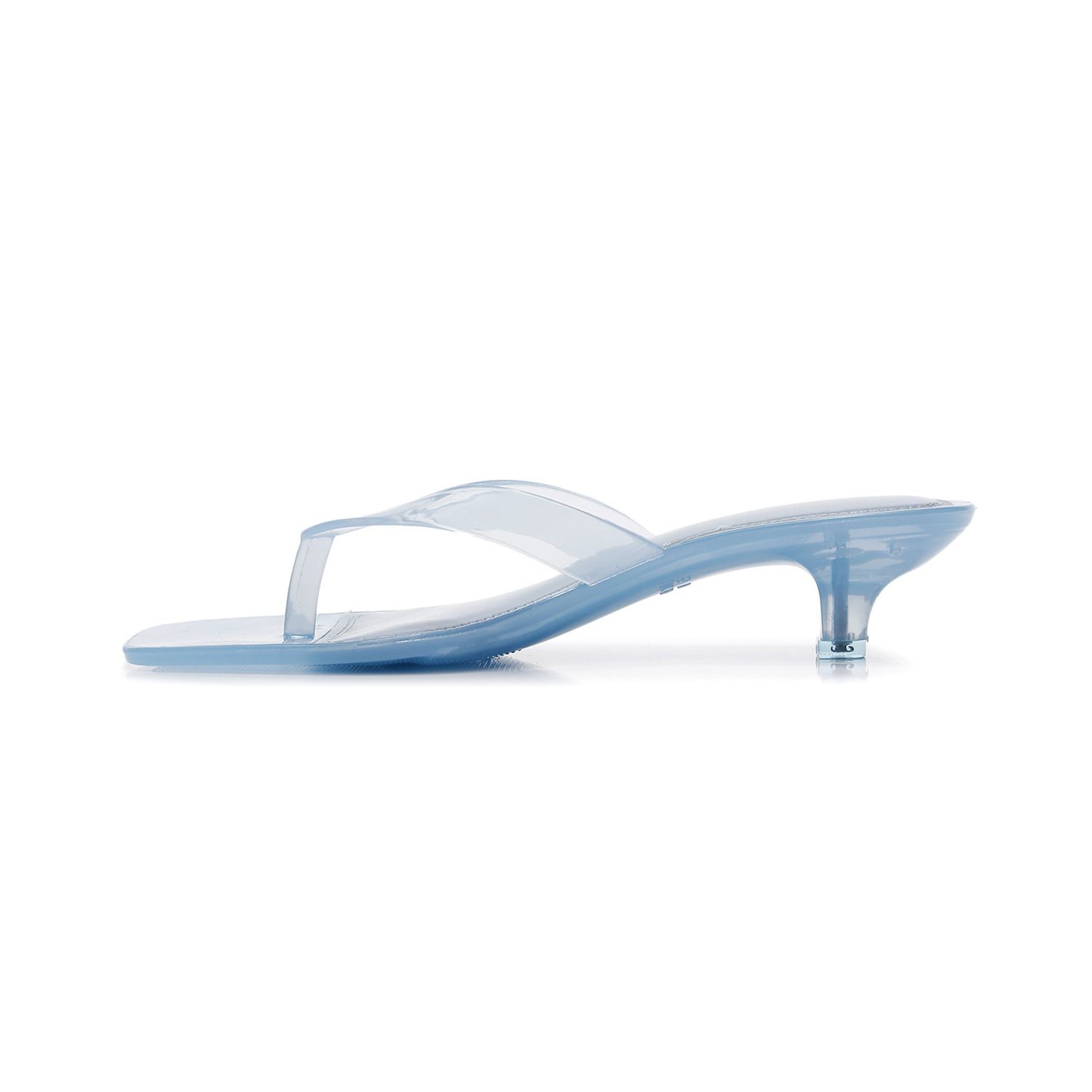 Flip-Flop Jelly Kitten Heel Sandals