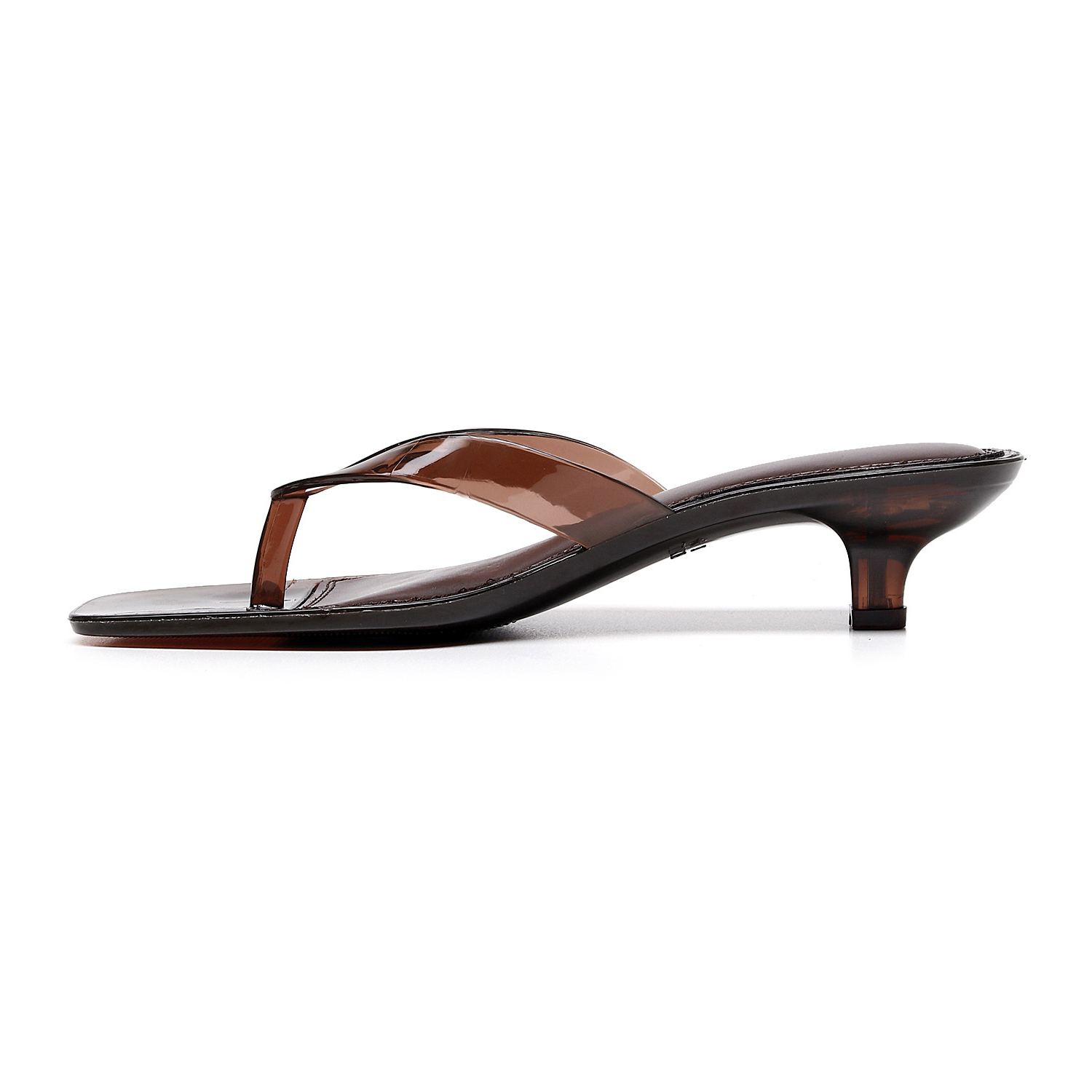 Flip-Flop Jelly Kitten Heel Sandals