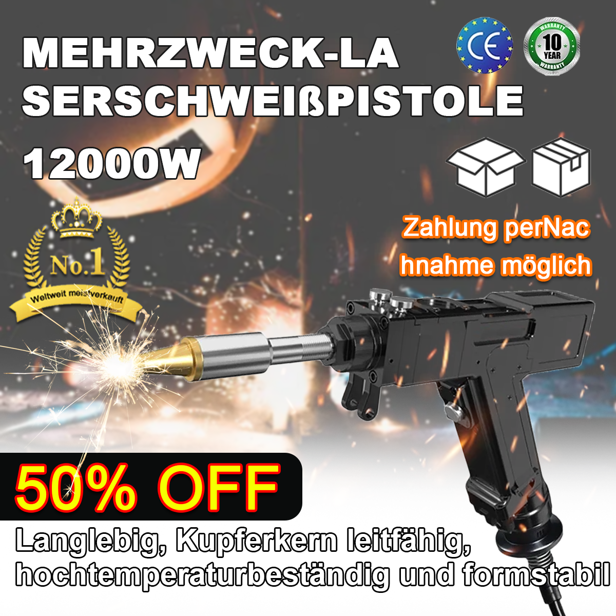 4-in-1-Mehrzweck-Laserschweißpistole