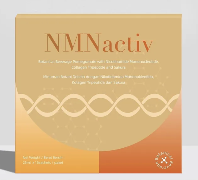 (AO2) NMNactiv 25ml x15'sachets = RM250 (+3 ABOVE= RM169) ‼️[+3 FOC 1BX (RM126.70/BX)]