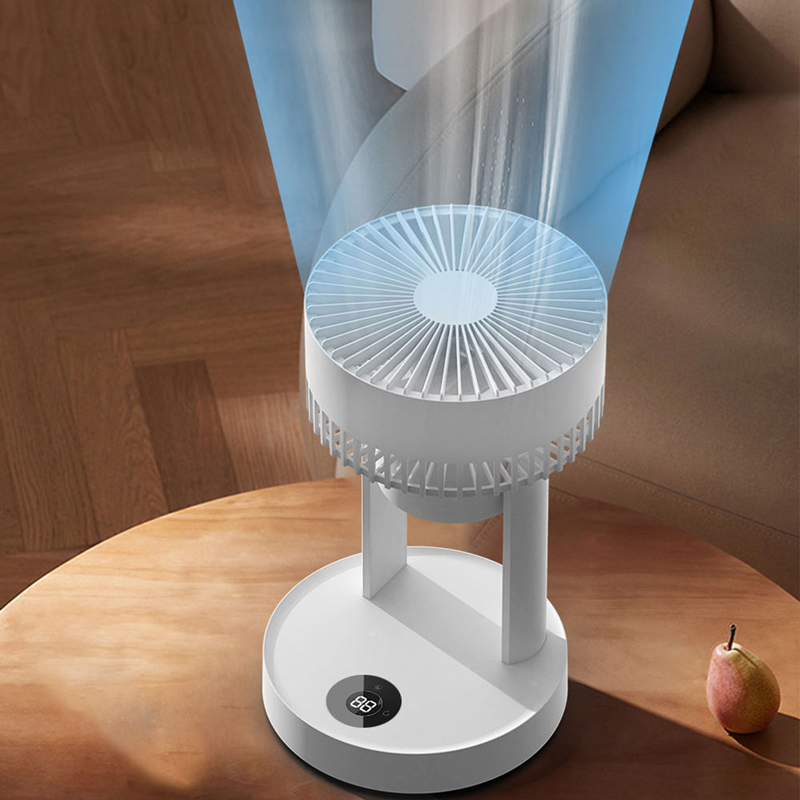 Model 938 Rechargeable Circulation Fan, OEM/ODM Supported, with 4000mAh Battery