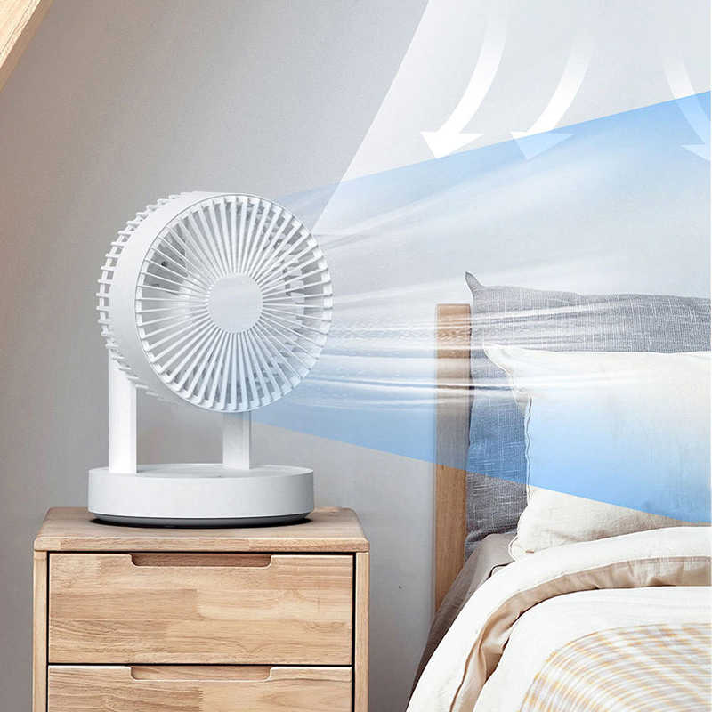 Model 938 Rechargeable Circulation Fan, OEM/ODM Supported, with 4000mAh Battery