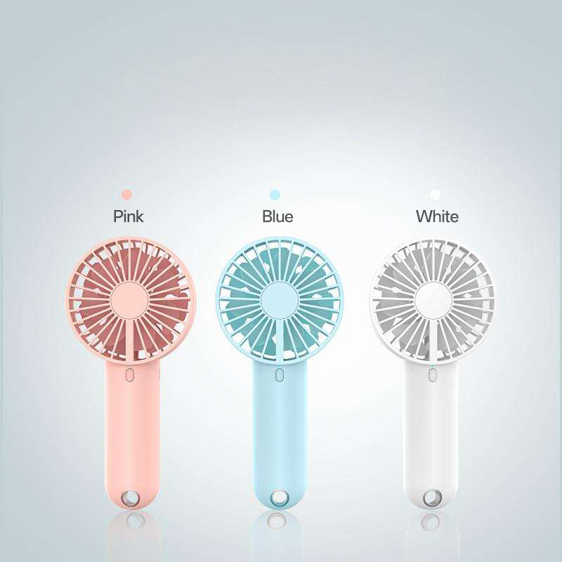 Model 806 2000mAh Handheld Mini Fan, Factory Direct, 122g Lightweight & Stylish Pastel Colors