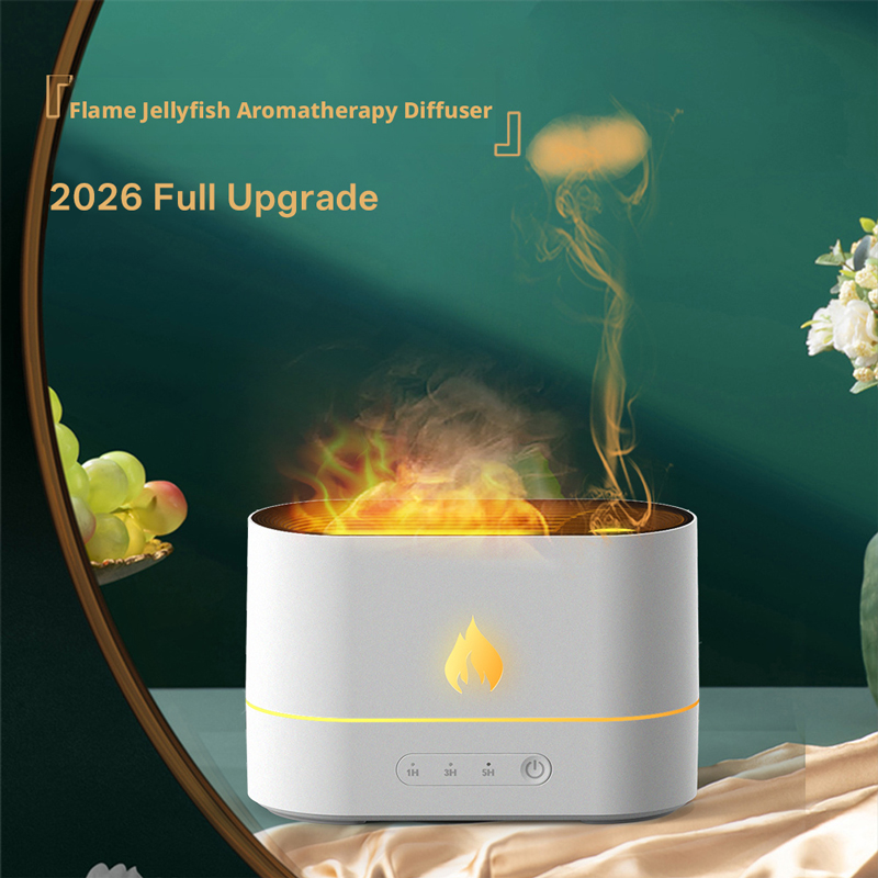 853 Fire & Jellyfish Aroma Diffuser Manufacturer, 250ml 2-in-1 Humidifier