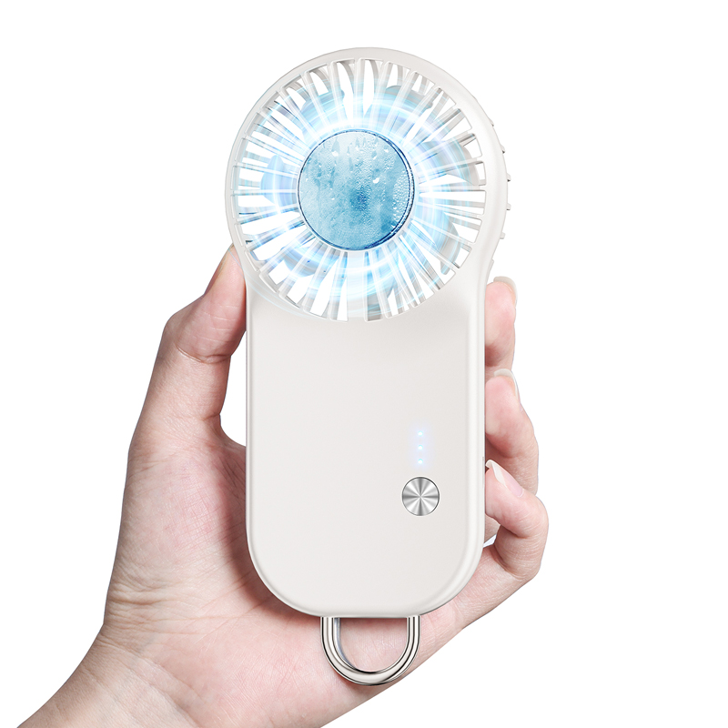 Model TC56 Cooling Handheld Fan Manufacturer, 2000mAh Portable Mini Fan with 10-12°C Refrigeration