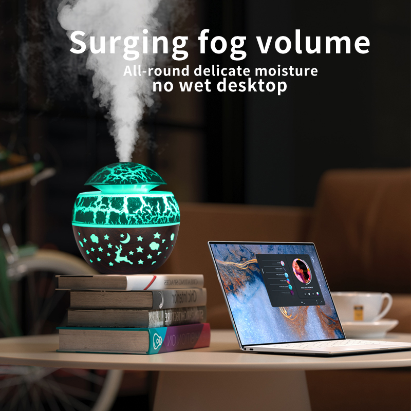 Model QH215-1/QH215-2 Desktop Humidifier, 35ml/H Quiet Mist Humidifier, Timing Function for Home & Office