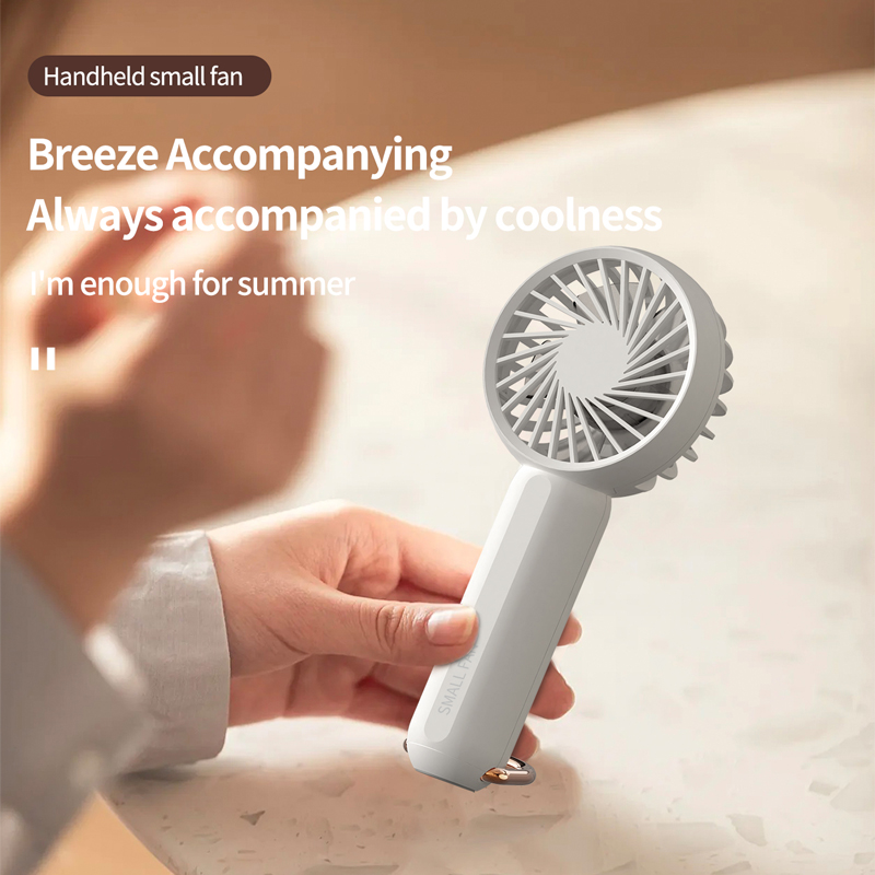 Model 137B Handheld Fan Manufacturer, 1200mAh Mini Fan with Emergency LED Light