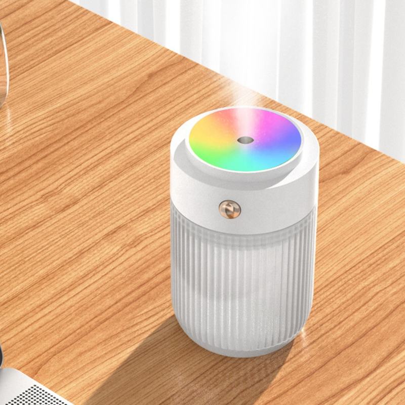 Model 829A Car Humidifier Manufacturer, 250ml Mini USB Humidifier with Colorful LED Light