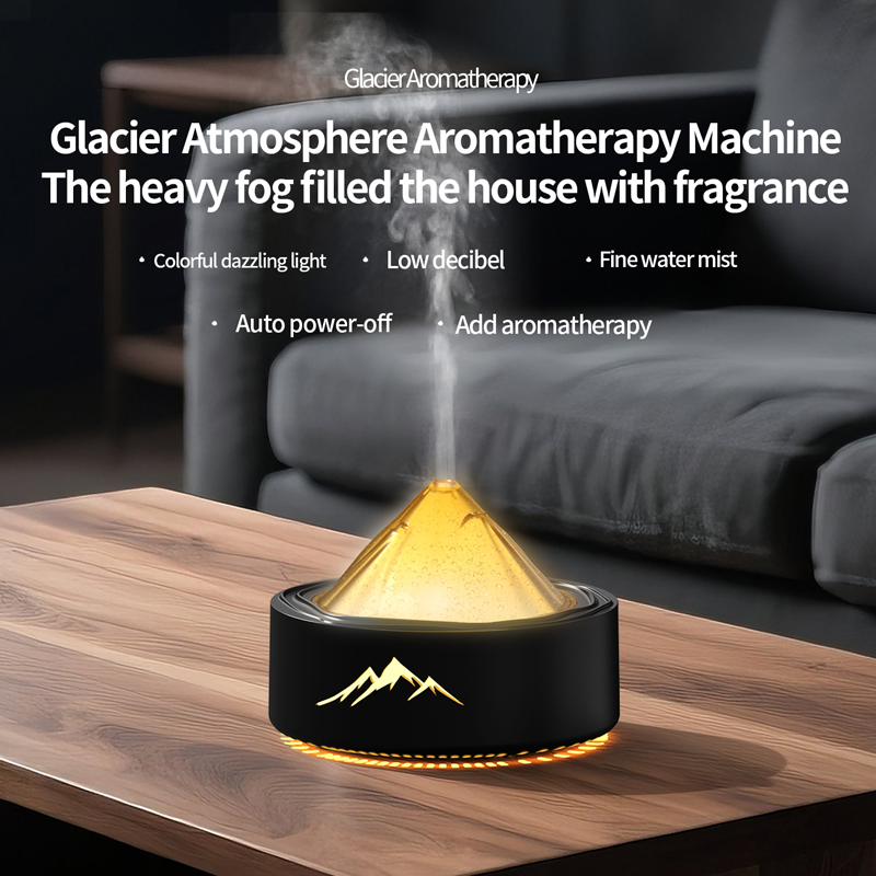 HX-X318 Mount Fuji Aroma Diffuser Manufacturer, 100ml Humidifier with RGB Ambient Light