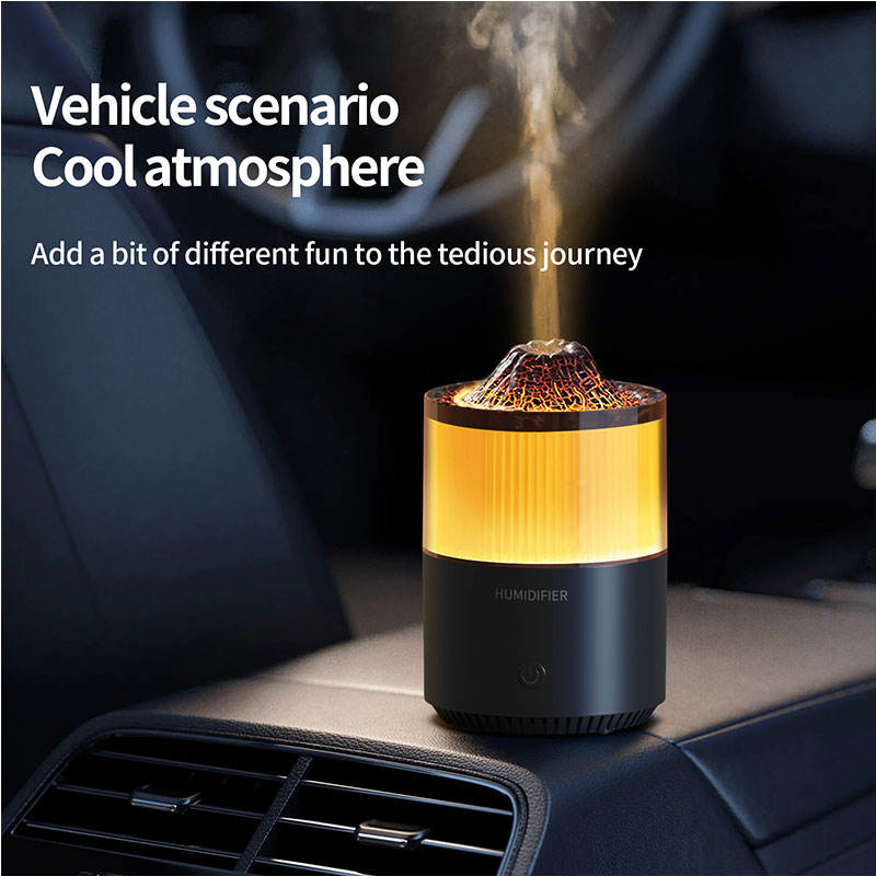 31 Volcano Aroma Diffuser Manufacturer, 200ml Humidifier with Nano Mist & Lava Light