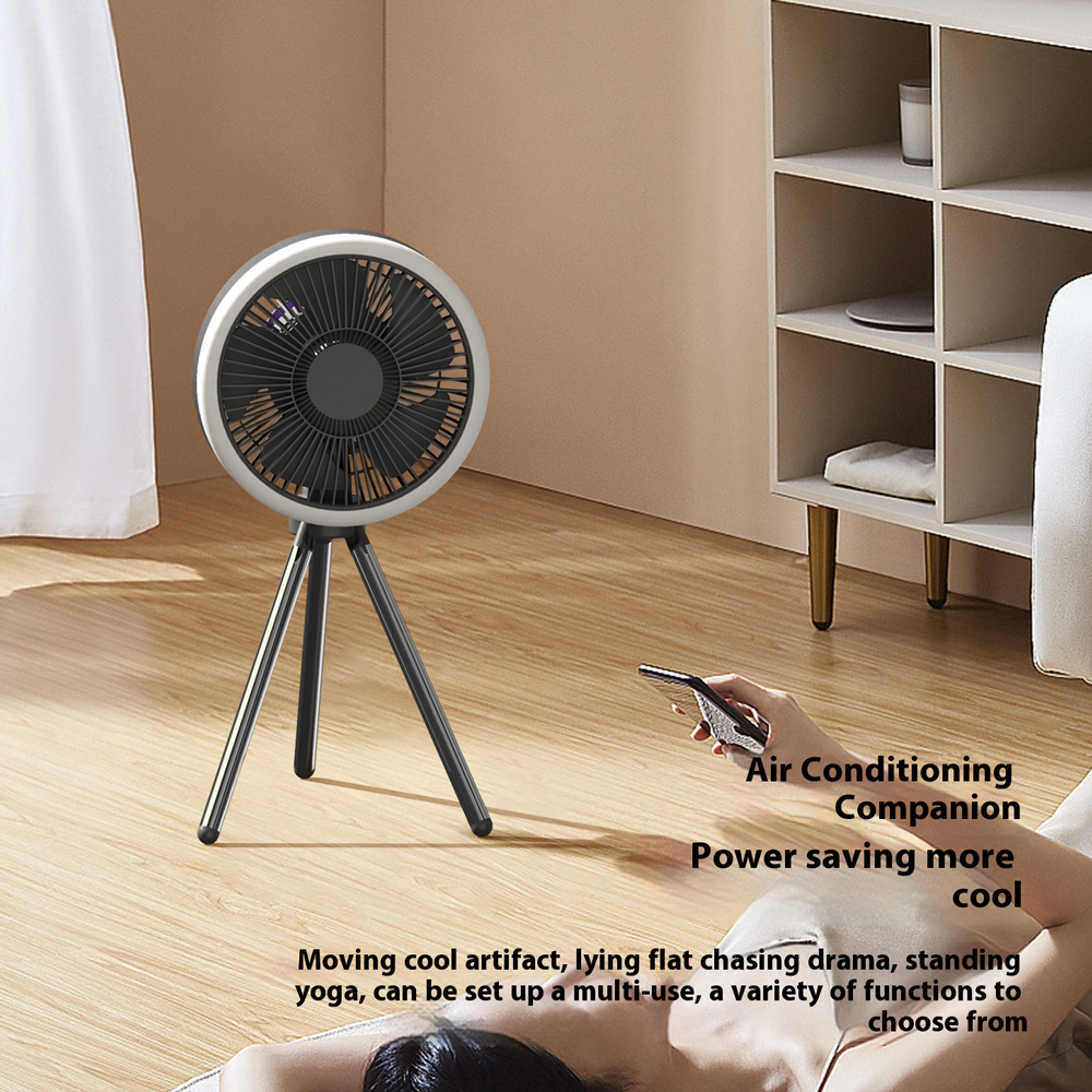 Model HX-149 Outdoor Multifunctional Fan Manufacturer, 5000mAh Rechargeable with Mosquito Repellent & LED Light