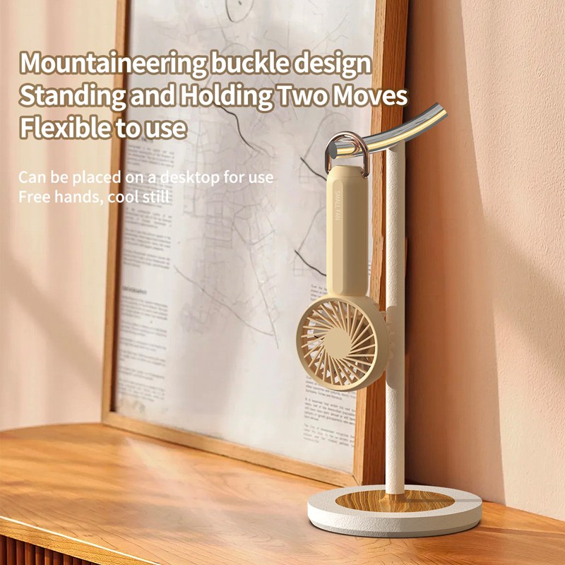 Model 137B Handheld Fan Manufacturer, 1200mAh Mini Fan with Emergency LED Light