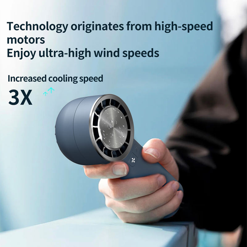 Model 133 Cooling Plate Handheld Fan Supplier, Desktop Base Included, Bulk Orders Supported