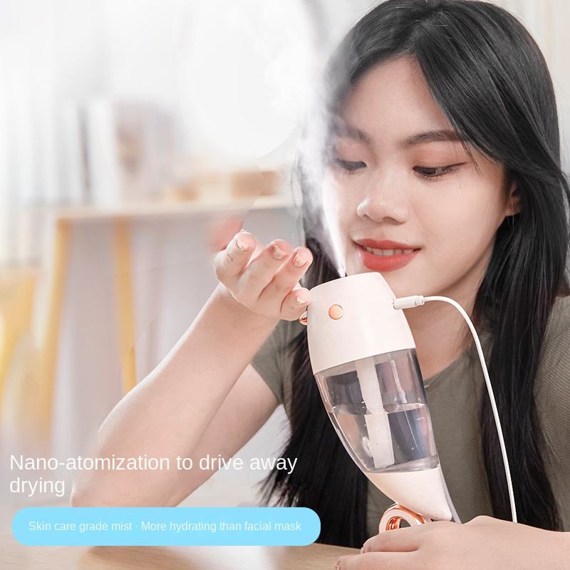 Model 821 Bird-Shaped Humidifier Manufacturer, 250ml Cute Desk Humidifier with Rotating Base