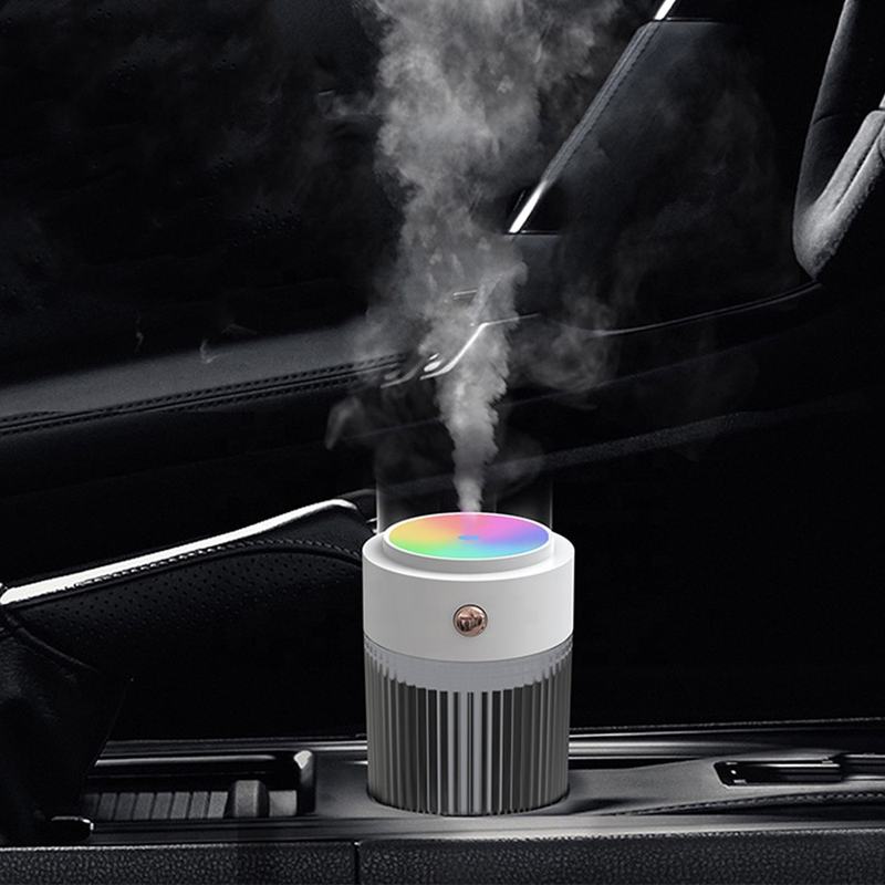 Model 829A Car Humidifier Manufacturer, 250ml Mini USB Humidifier with Colorful LED Light