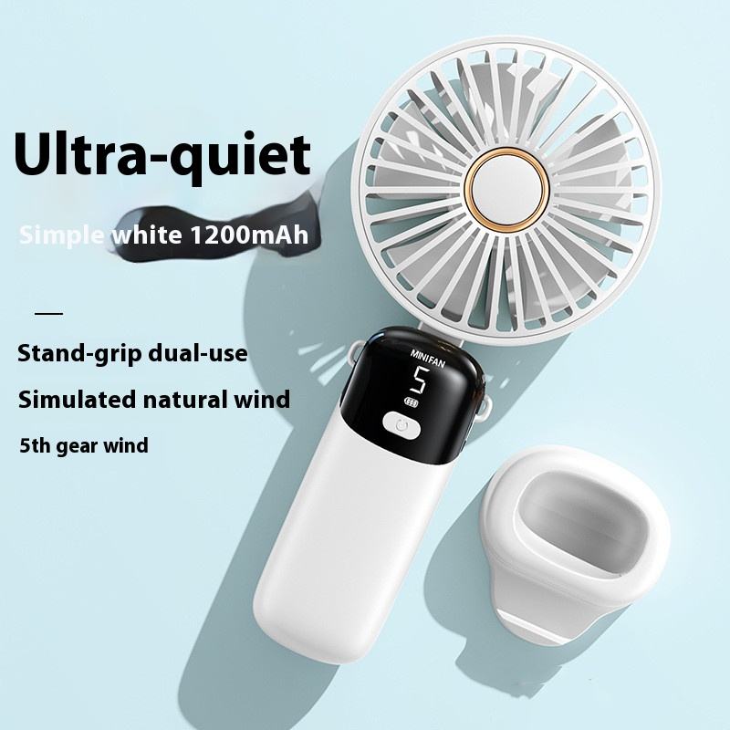 Model S5 Digital Display Foldable Fan Supplier, Bulk Orders Supported with Full Accessories