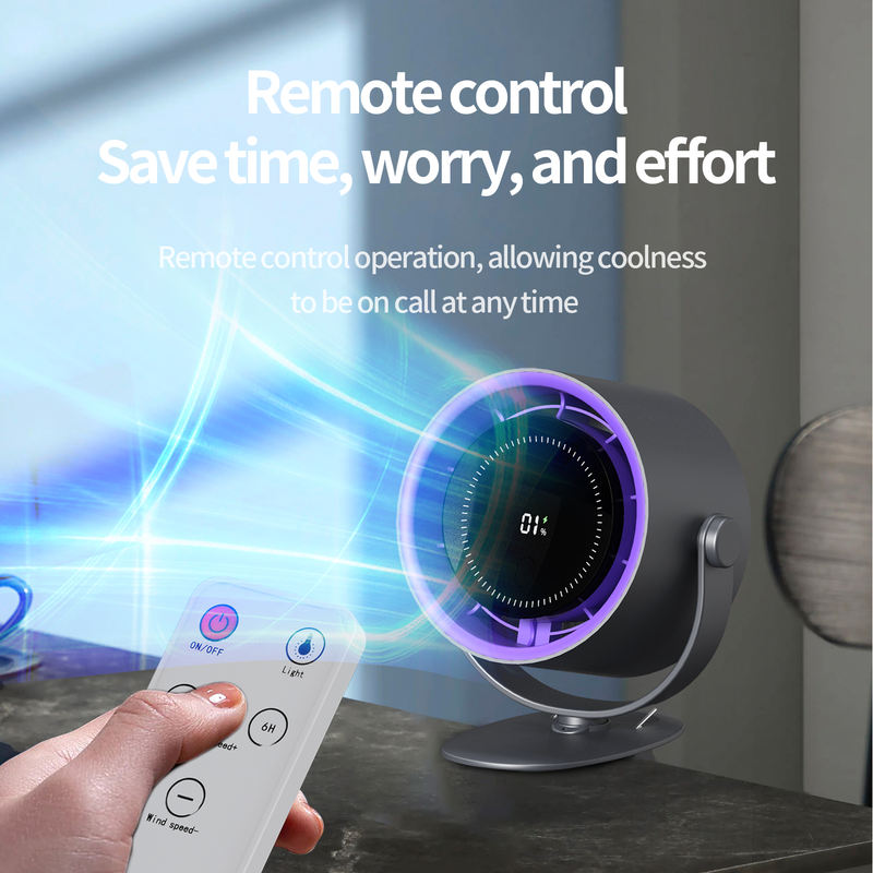 Model 315C Stylish Desk Fan, OEM/ODM Supported, with Smart Timing Function