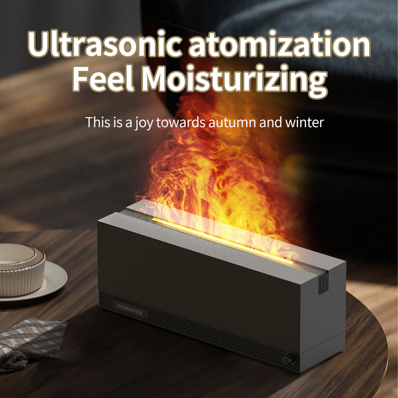 121 Fireplace Aroma Diffuser Manufacturer, 320ml Ultra-Quiet Humidifier for Bedroom