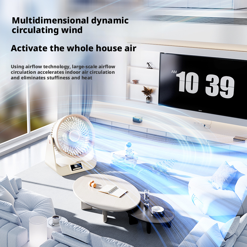 Model S2 Large Battery Desk Fan Supplier, Bulk Orders Supported, 20pcs/CTN