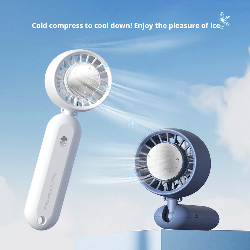 Model 951B USB Rechargeable Handheld Fan, OEM/ODM Supported, Personal Cooling Fan with Semiconductor Tech