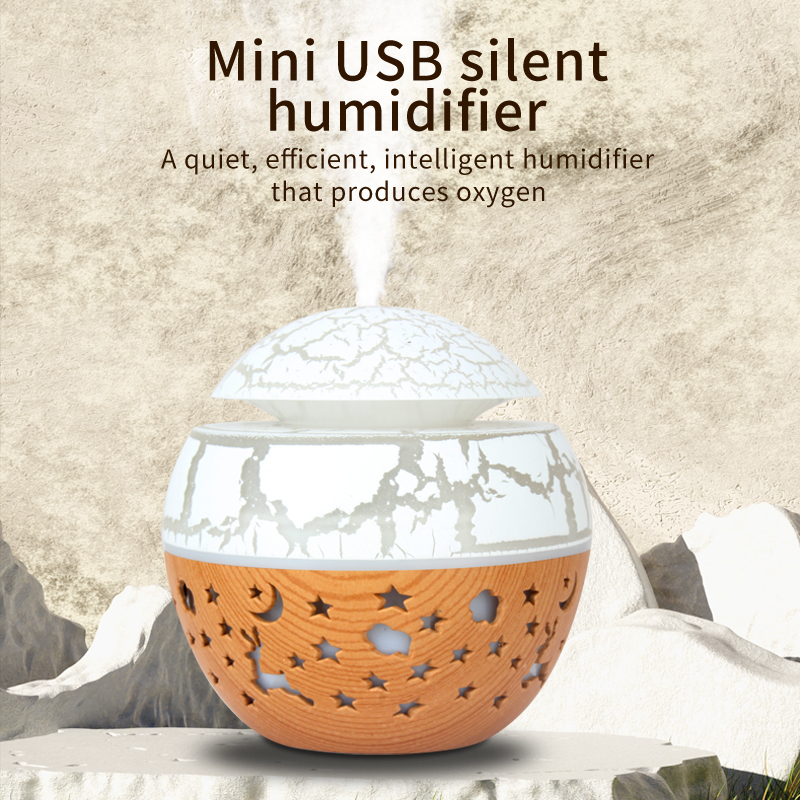 Model QH215-1/QH215-2 Desktop Humidifier, 35ml/H Quiet Mist Humidifier, Timing Function for Home & Office