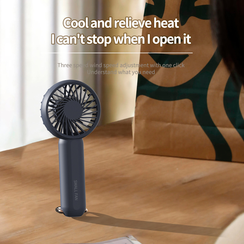 Model 137B Handheld Fan Manufacturer, 1200mAh Mini Fan with Emergency LED Light