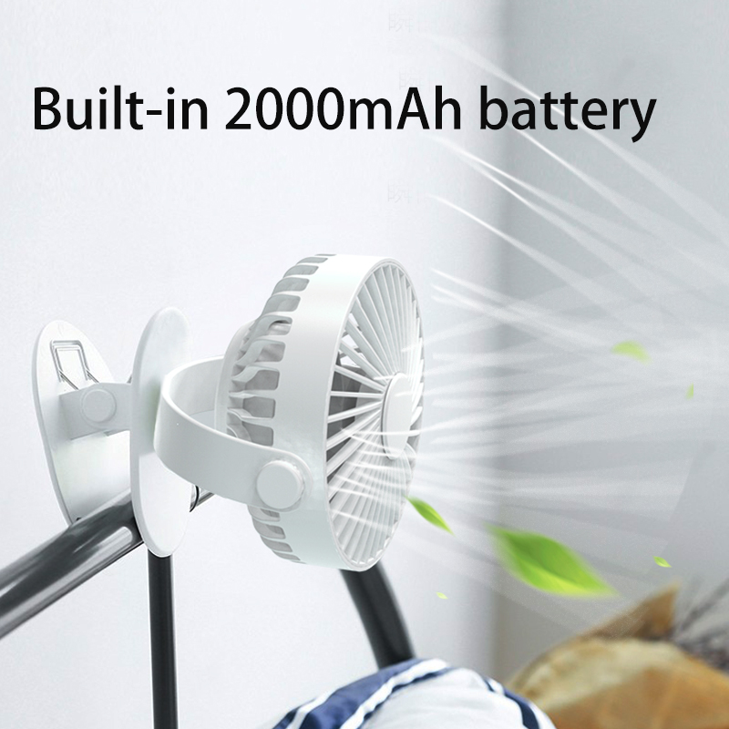 Model 926 Stylish Clip-On Fan, OEM/ODM Supported, with Aromatherapy Design