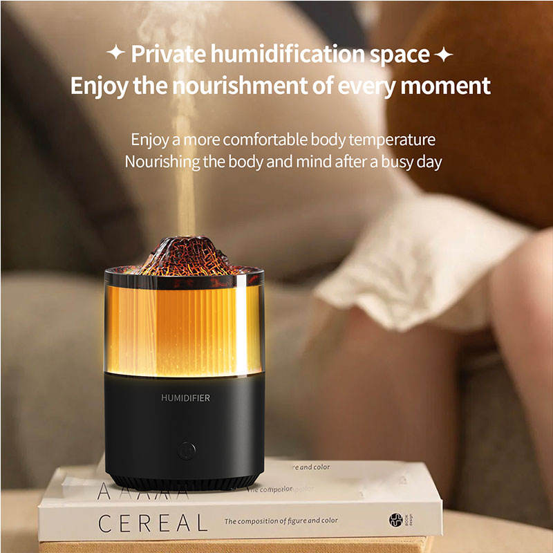 31 Volcano Aroma Diffuser Manufacturer, 200ml Humidifier with Nano Mist & Lava Light