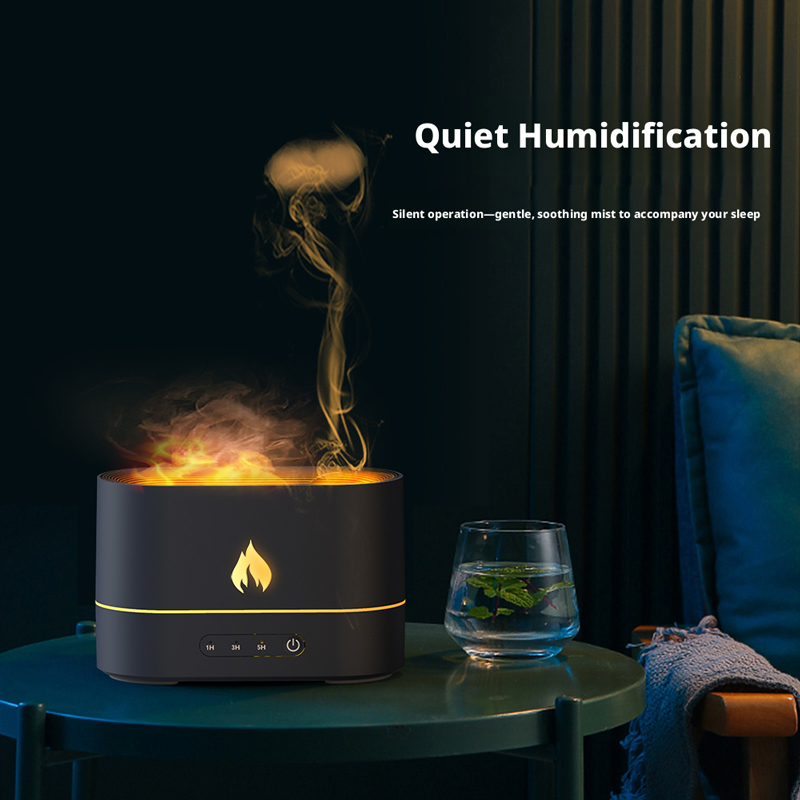 853 Fire & Jellyfish Aroma Diffuser Manufacturer, 250ml 2-in-1 Humidifier