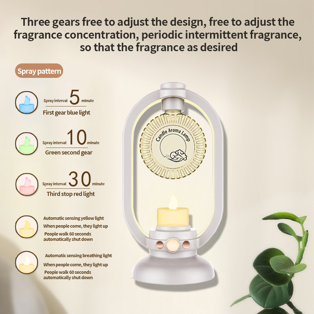 LA-0643 Aroma Humidifier, OEM/ODM Supported, 3-in-1 Humidifier, Lamp & Air Purifier