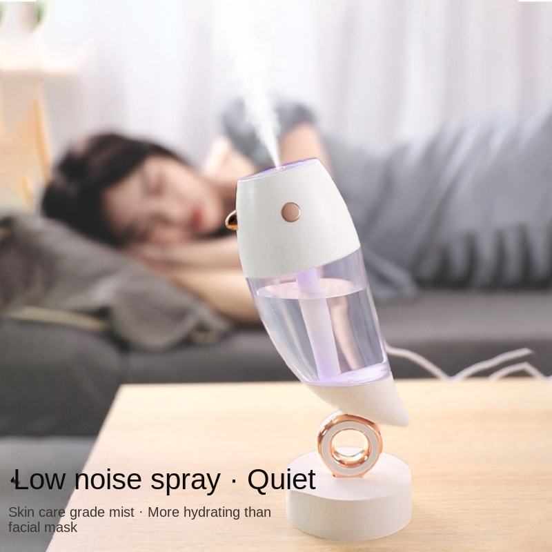 Model 821 Bird-Shaped Humidifier Manufacturer, 250ml Cute Desk Humidifier with Rotating Base
