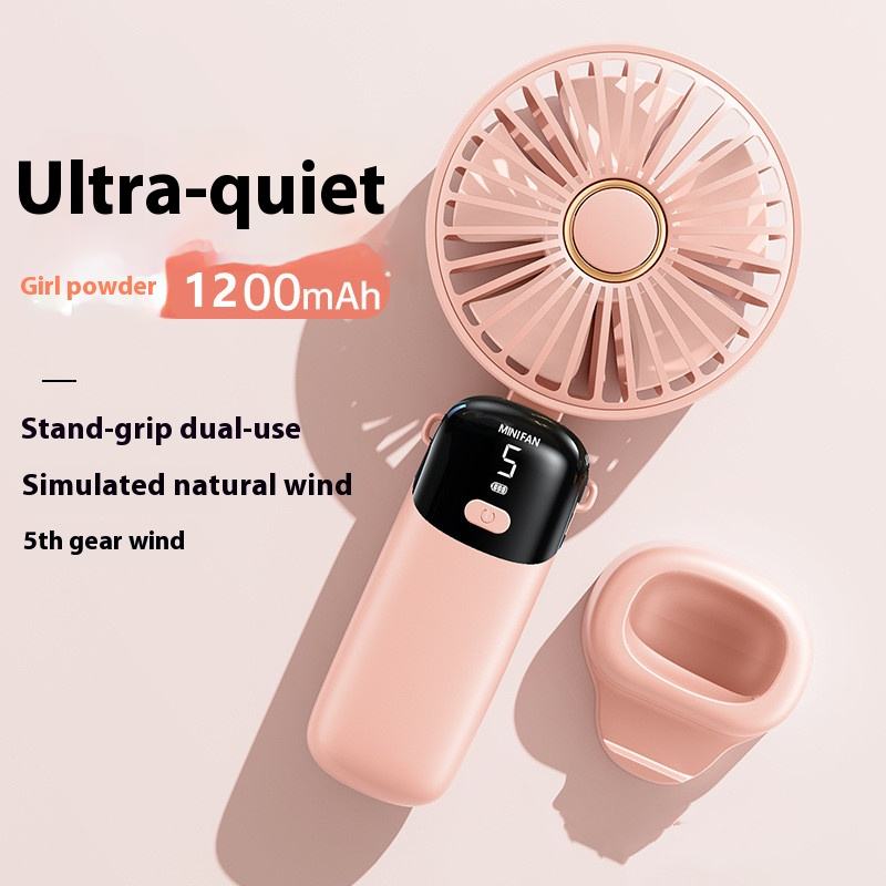 Model S5 Digital Display Foldable Fan Supplier, Bulk Orders Supported with Full Accessories