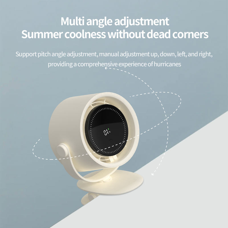 Model 315C Stylish Desk Fan, OEM/ODM Supported, with Smart Timing Function