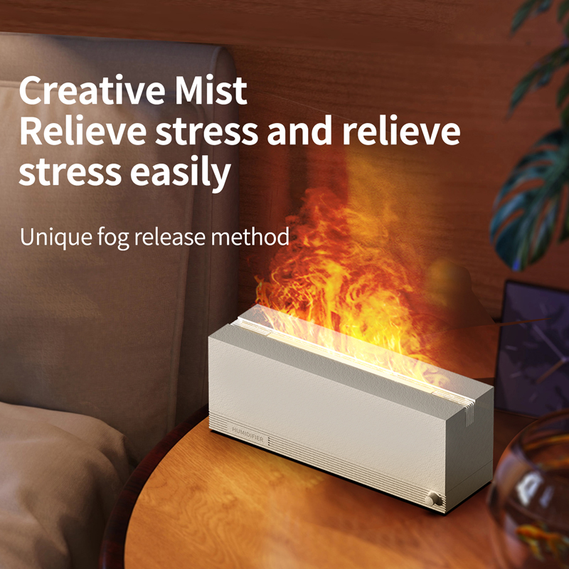 121 Fireplace Aroma Diffuser Manufacturer, 320ml Ultra-Quiet Humidifier for Bedroom