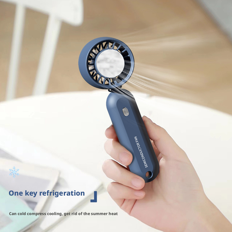 Model 951B USB Rechargeable Handheld Fan, OEM/ODM Supported, Personal Cooling Fan with Semiconductor Tech