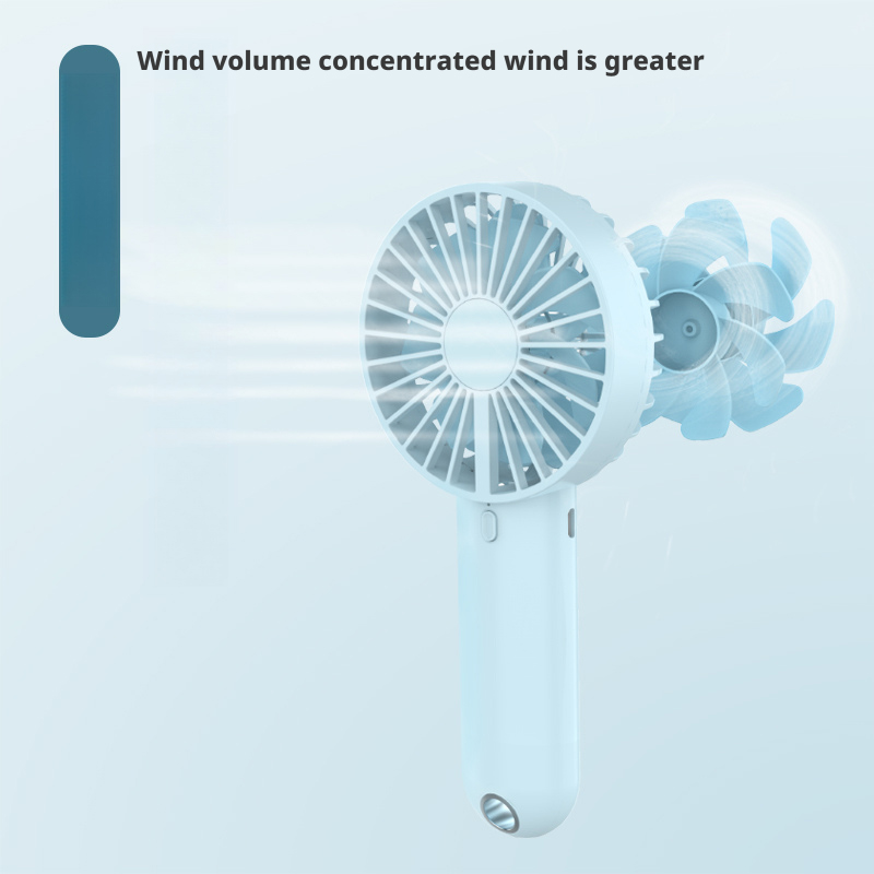 Model 806 2000mAh Handheld Mini Fan, Factory Direct, 122g Lightweight & Stylish Pastel Colors