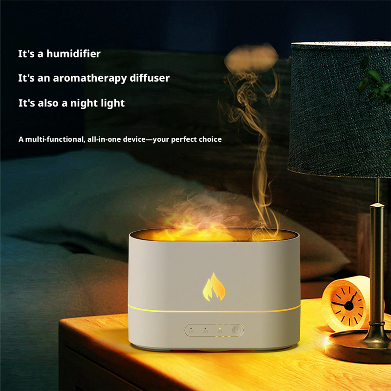 853 Fire & Jellyfish Aroma Diffuser Manufacturer, 250ml 2-in-1 Humidifier