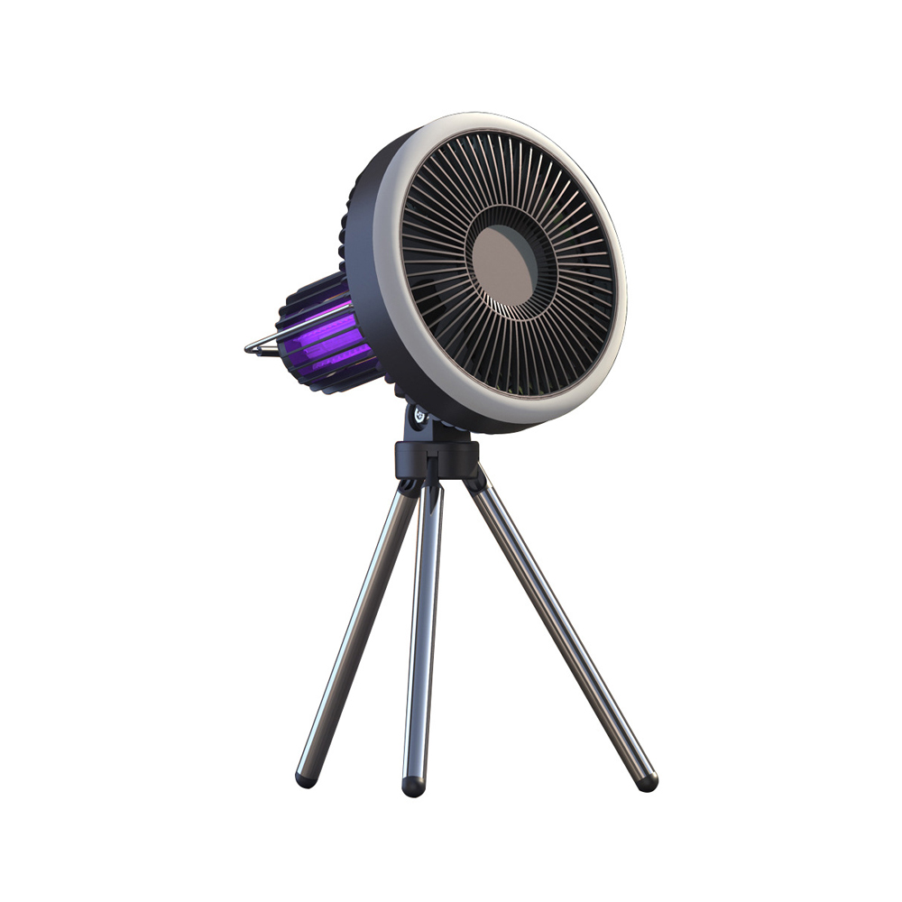Model HX-149 Outdoor Multifunctional Fan Manufacturer, 5000mAh Rechargeable with Mosquito Repellent & LED Light