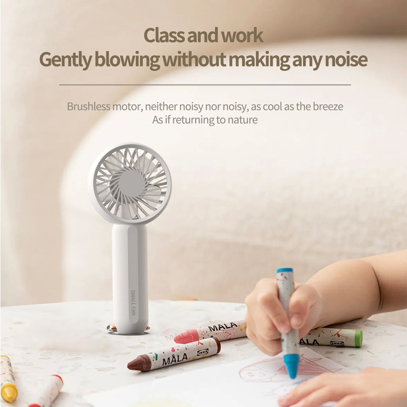 Model 137B Handheld Fan Manufacturer, 1200mAh Mini Fan with Emergency LED Light
