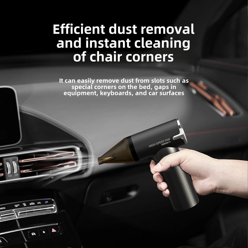 Model HX-132 Cordless Air Blower Fan, OEM/ODM Supported, Multi-Function for Dust, Snow & Car Cleaning