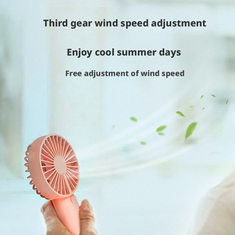Model 806 2000mAh Handheld Mini Fan, Factory Direct, 122g Lightweight & Stylish Pastel Colors