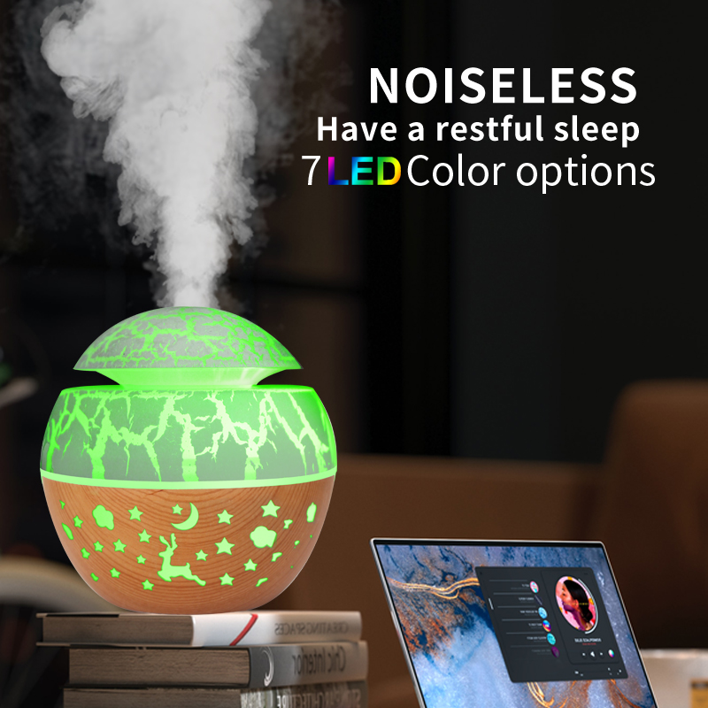 Model QH215-1/QH215-2 Desktop Humidifier, 35ml/H Quiet Mist Humidifier, Timing Function for Home & Office