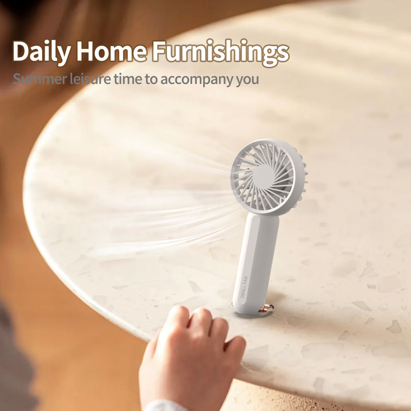 Model 137B Handheld Fan Manufacturer, 1200mAh Mini Fan with Emergency LED Light
