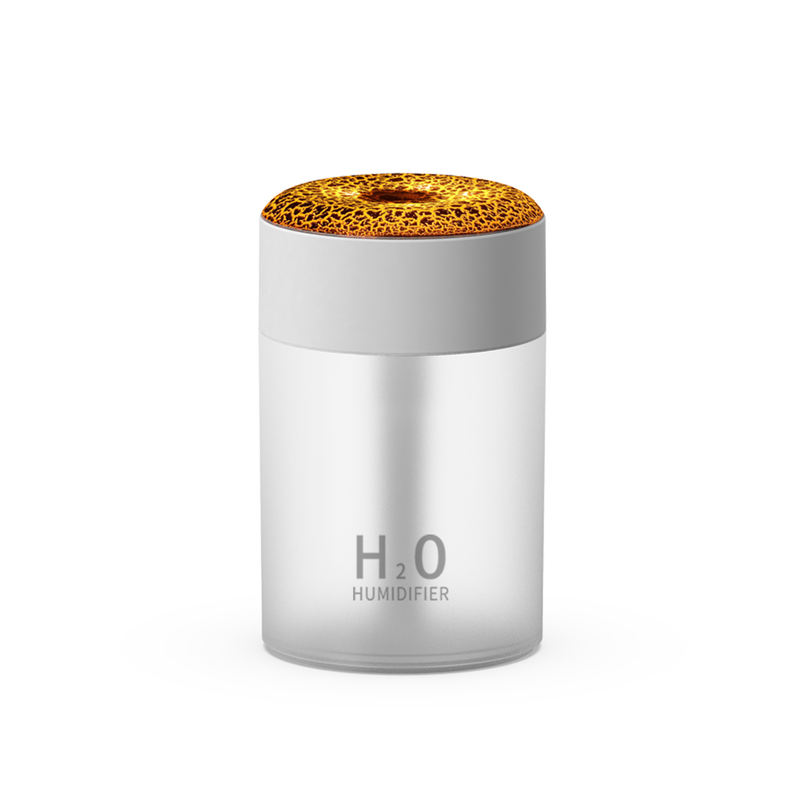 Model G855 Humidifier Manufacturer, 250ml Mini Humidifier with Volcano Crack Light Effect