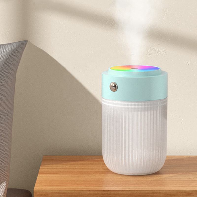 Model 829A Car Humidifier Manufacturer, 250ml Mini USB Humidifier with Colorful LED Light