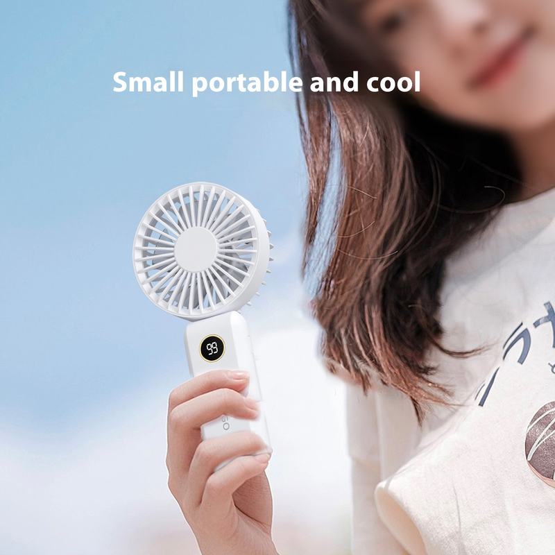 Model 174 USB Rechargeable Handheld Fan, OEM/ODM Supported, Personal Cooling Fan with Custom Logo